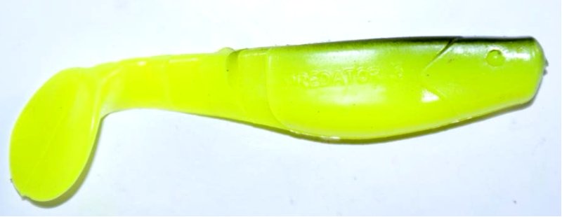 

Manns Predator 90mm Żółty fluo z czarnym grzbietem