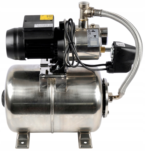 HYDROFOR 22L POMPA WODY INOX ZESTAW HYDROFOROWY Moc silnika 1000 W