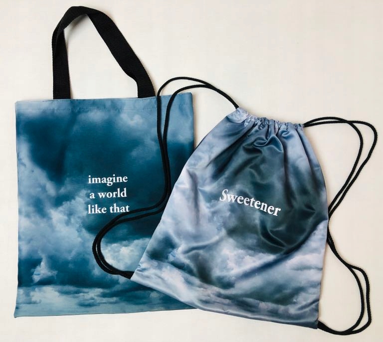 WOREK Ariana Grande TORBA ZAKUPY NA BUTY ARIANATOR Materiał poliester