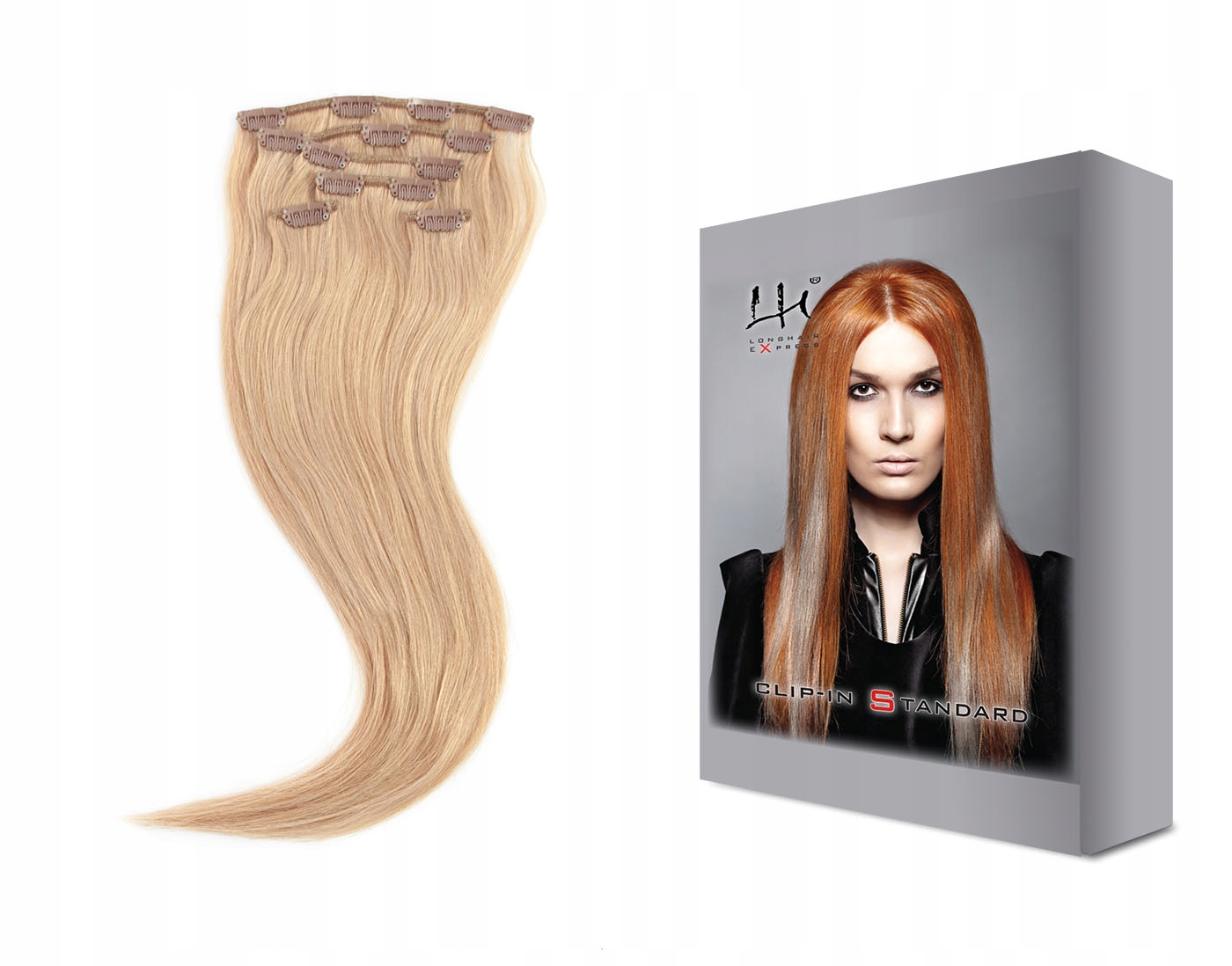 14 50-55 cm 6dílná sada přírodních vlasů