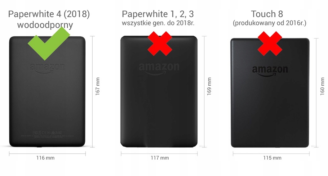 Оригами чехол для Kindle Paperwhite 4 2018 черный материал пластик