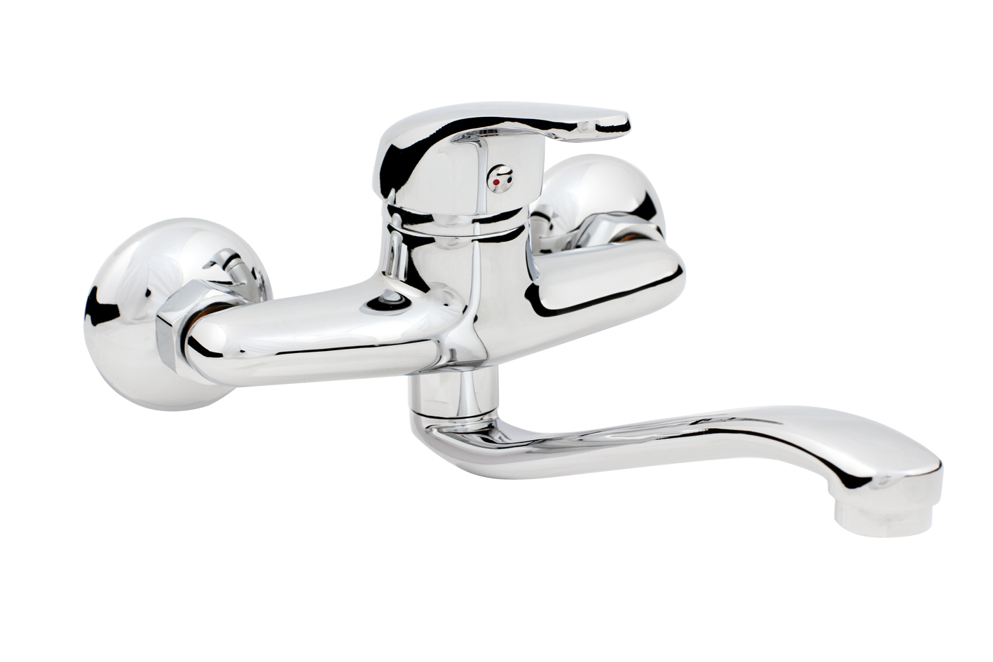 Bateria kuchenna ścienna Hydroland Joker srebrny B294