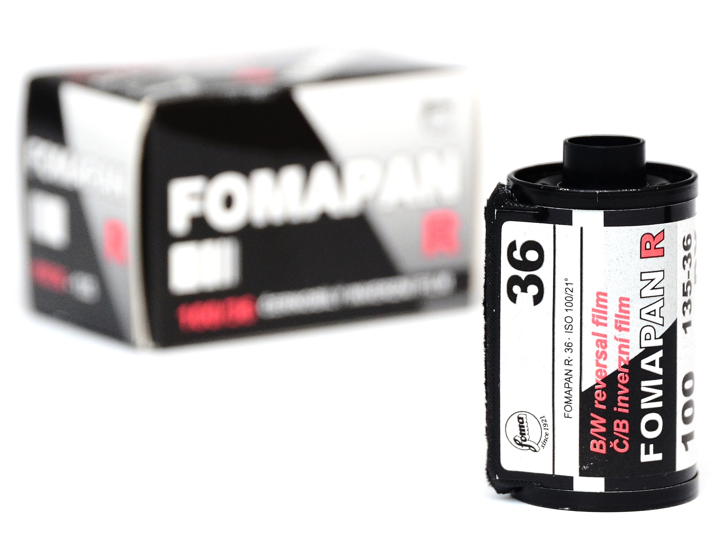 

Fomapan R 100/36 Foma slajd czarno biały Bw 02.22