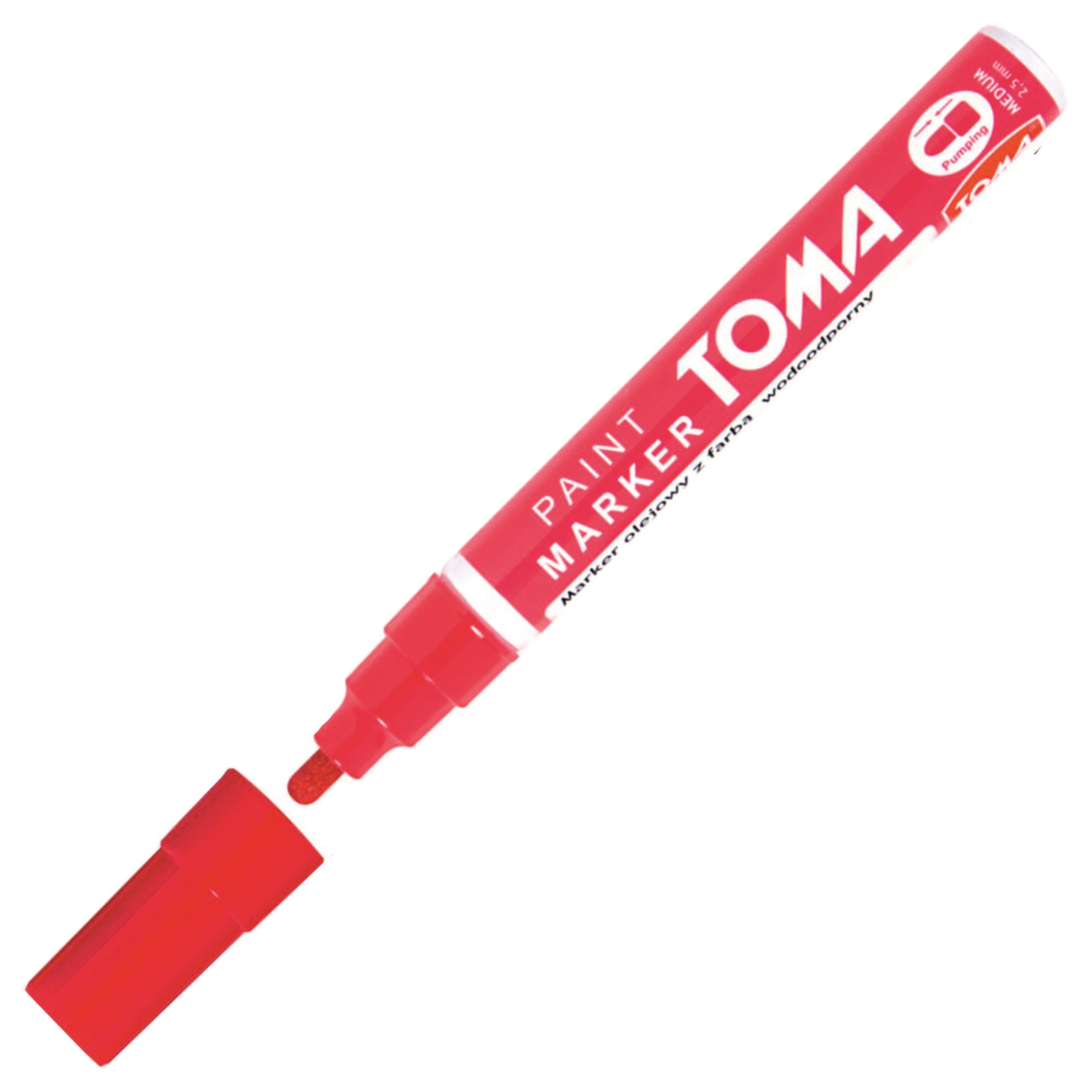 

Marker olejowy czerwony Toma