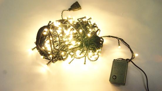 

Lampki Choinkowe Led 100 Biały Ciepły 7,5M Choinka