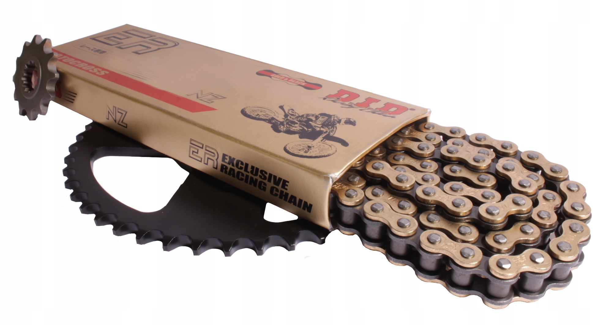 Řetěz ozubené kolo Yamaha Tzr 50 03-06r Rr Zlatý DiD!