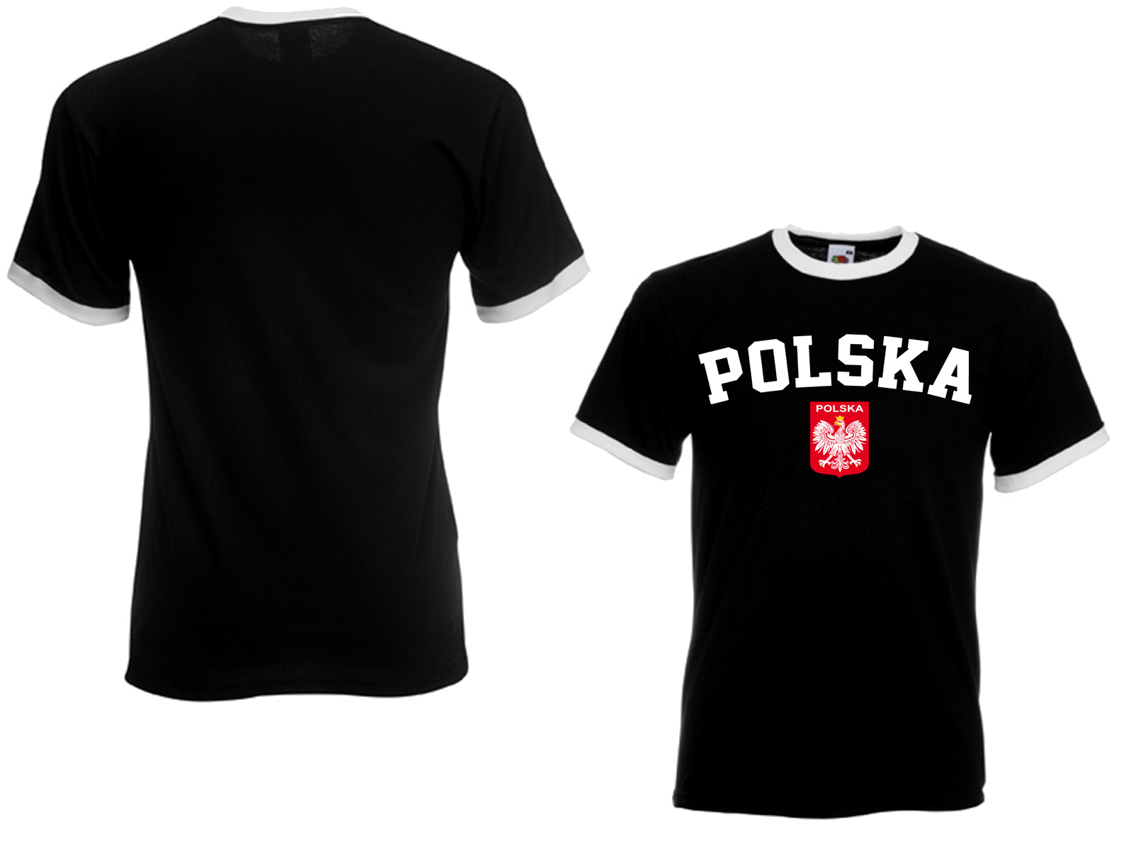 

T-shirt Ringer - Polska - Fruit Of The Loom L