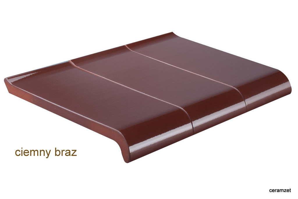 Parapety Ceramiczne Zewnętrzne 18 cm CIEMNY BRĄZ EAN (GTIN) 05907622624025