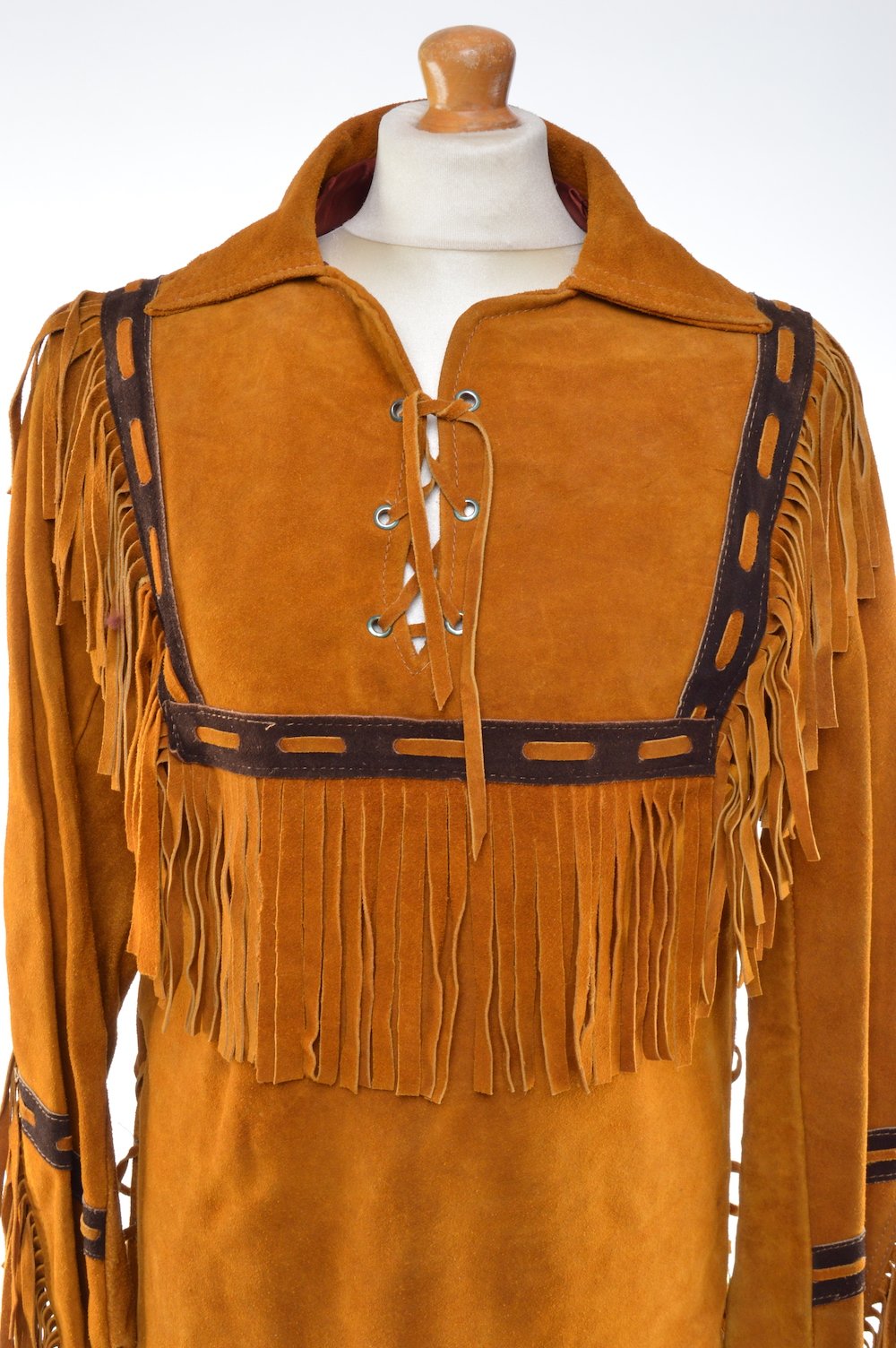 Kurtka skórzana indiańska M VintageStore_pl