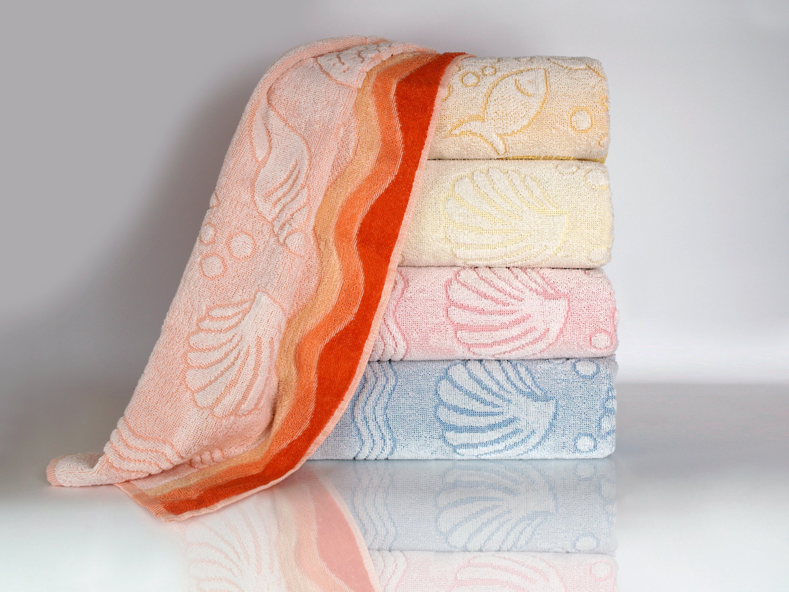 RĘCZNIK KĄPIELOWY FLORA OCEAN 100% BAWEŁNA 50x100 Kod producenta GR.FLORA