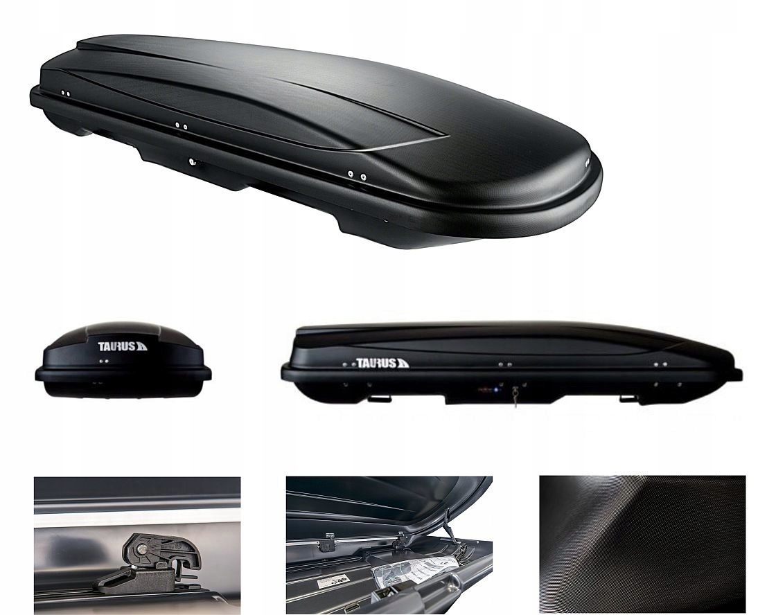 Box Xtreme 400 czarny bagaznik Taurus KATOWICE Color black