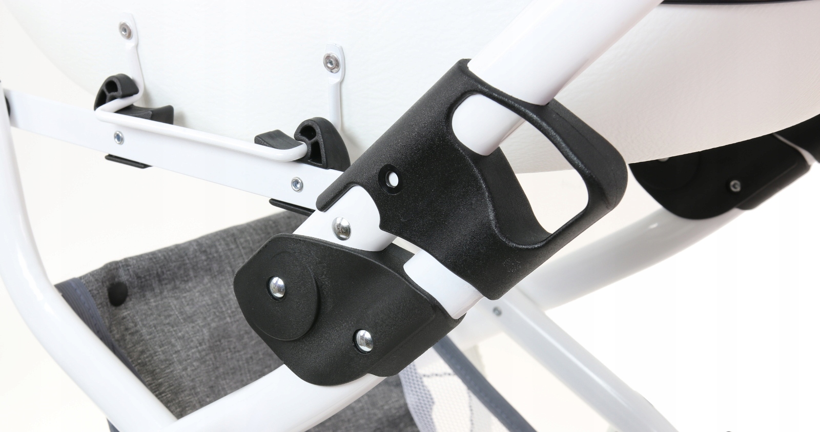 DUŻY POLSKI Wózek dla lalek lalkowy RETRO + SKÓRA Rodzaj głęboki