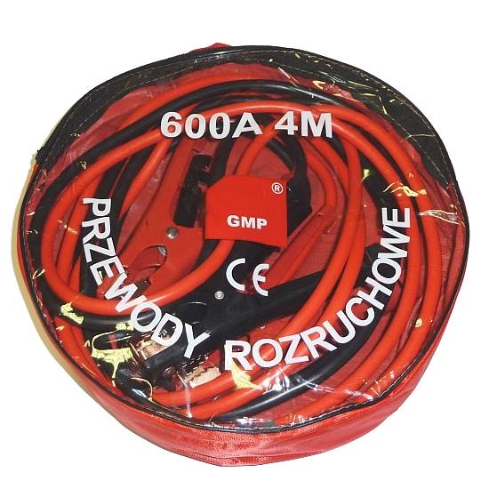 

Kable Przewody Rozruchowe 600A 4m Etui Pokrowiec