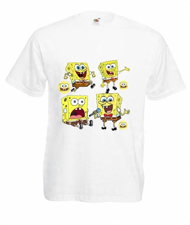 

Koszulka Męska SpongeBob Kanciastoporty