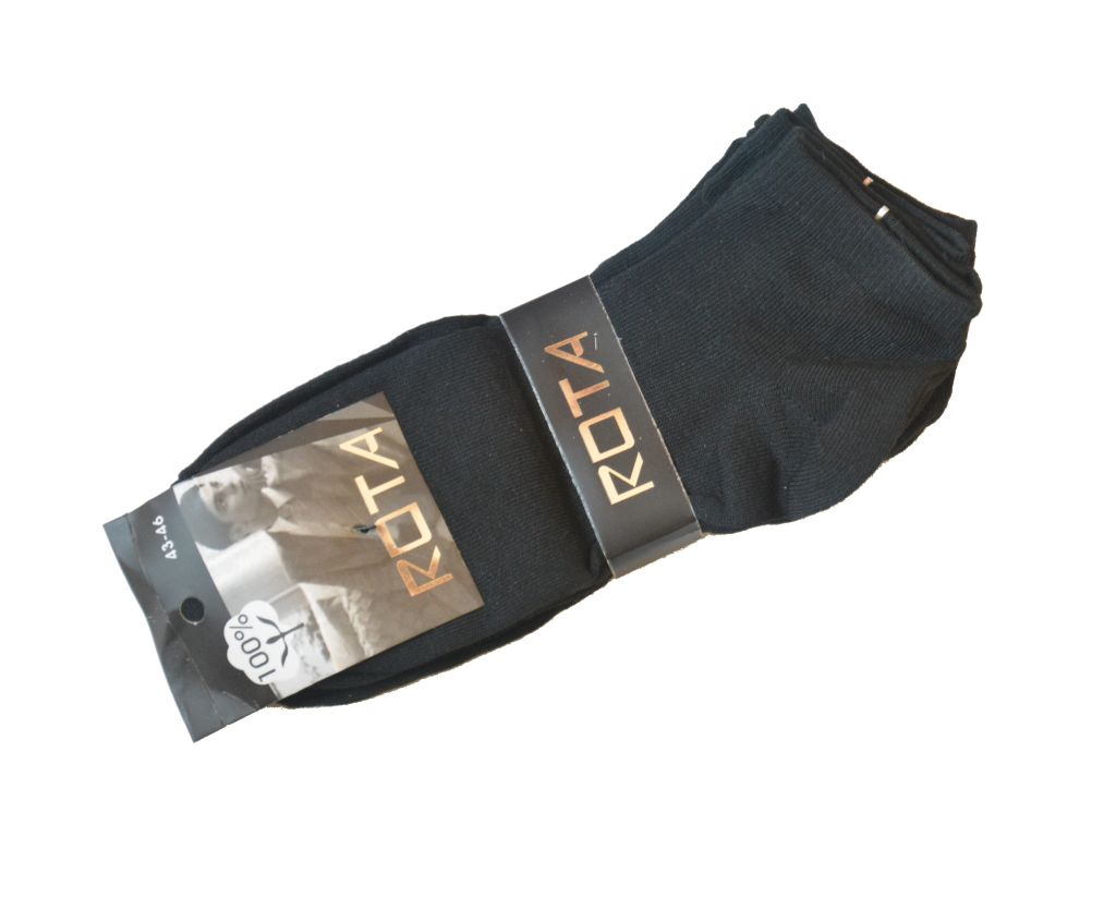 

stopki Męskie Bawełniane 39-42 komplet 5PAR czarne