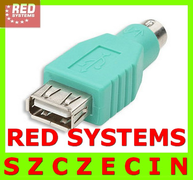 Adapter PRZEJŚCIÓWKA Mysz USB - PS2 PS/2 Szczecin Zastosowanie Mysz