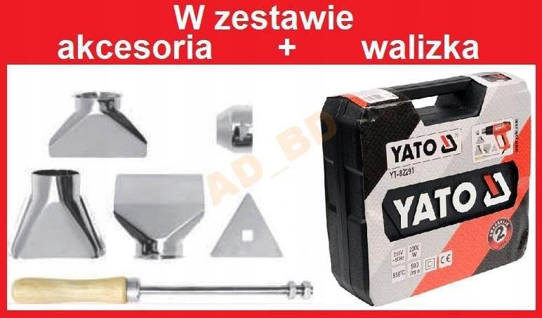 Opalarka 2000W z akcesoriami YATO YT-82291 Marka Yato