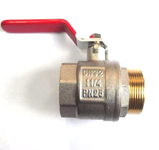 

Zawór kulowy 5/4 w/z z rączką z dławicą ...0131