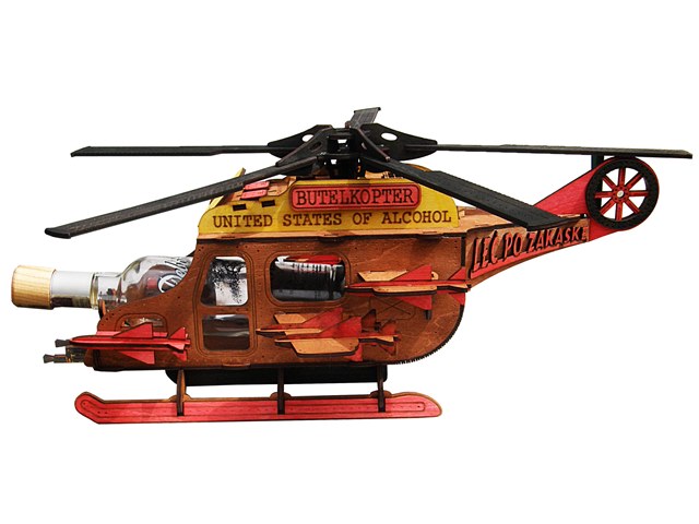 

Helikopter Na Flaszkę do alkoholu schowek