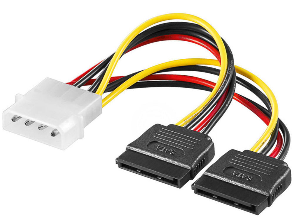 PRZEJŚCIÓWKA ADAPTER MOLEX - 2X SATA
