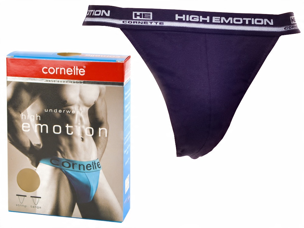 

Cornette Męskie Stringi High Emotion - r.M