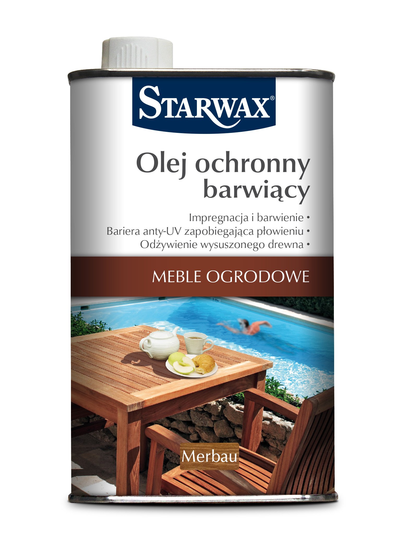 

Olej Ochronny Barwiący Merbau 500ML Starwax 43144