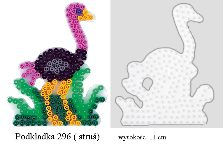 Podkładka struś do koralików HAMA MIDI Bohater brak