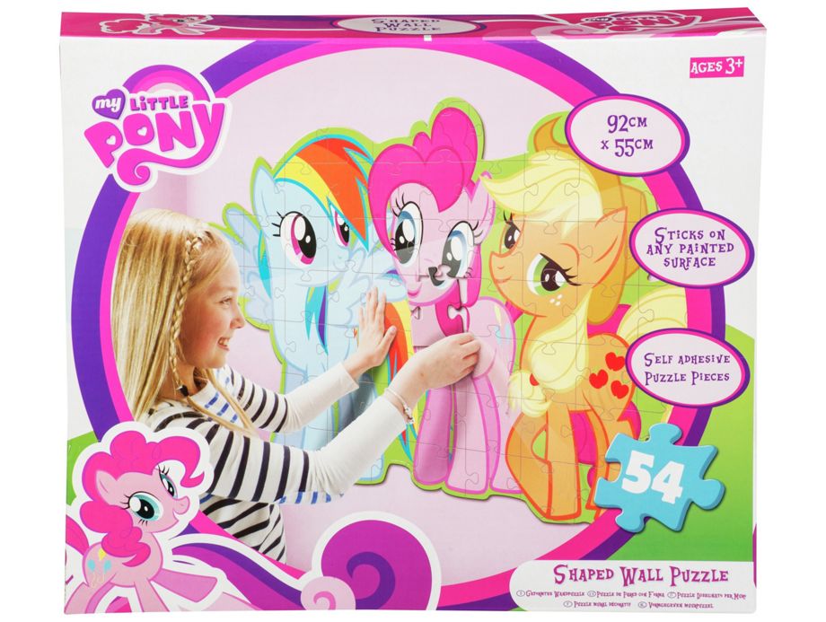 Pony Kucyki Ogromne Puzzle Ścianę 92x55 cm.Tapeta