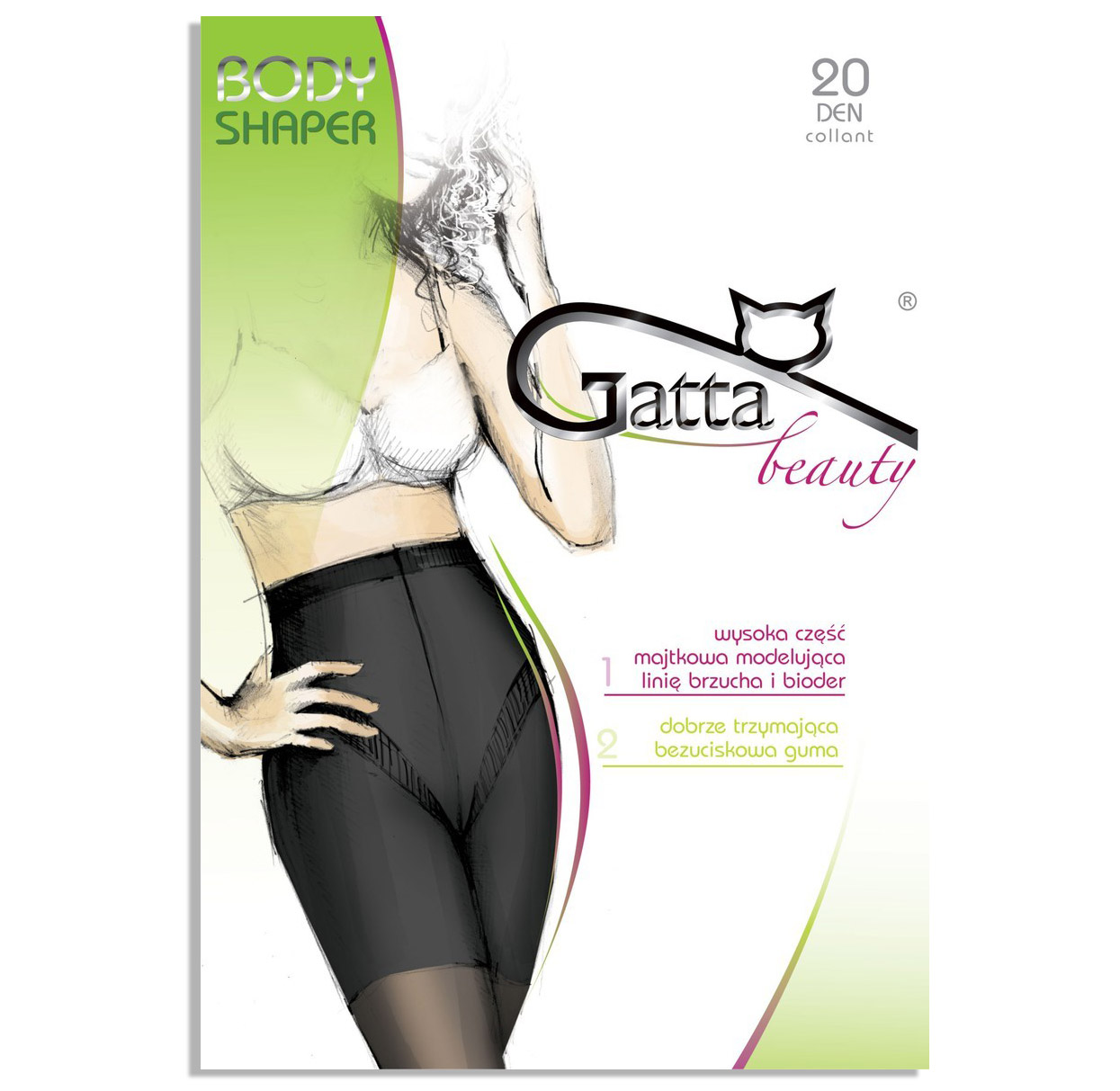 

gatta beauty Body Shaper 20 den Modelujące # 5 XL
