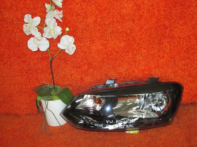 09-14r Polo 6r0 В фара фара перед левый ОРИГИНАЛ Valeo H4