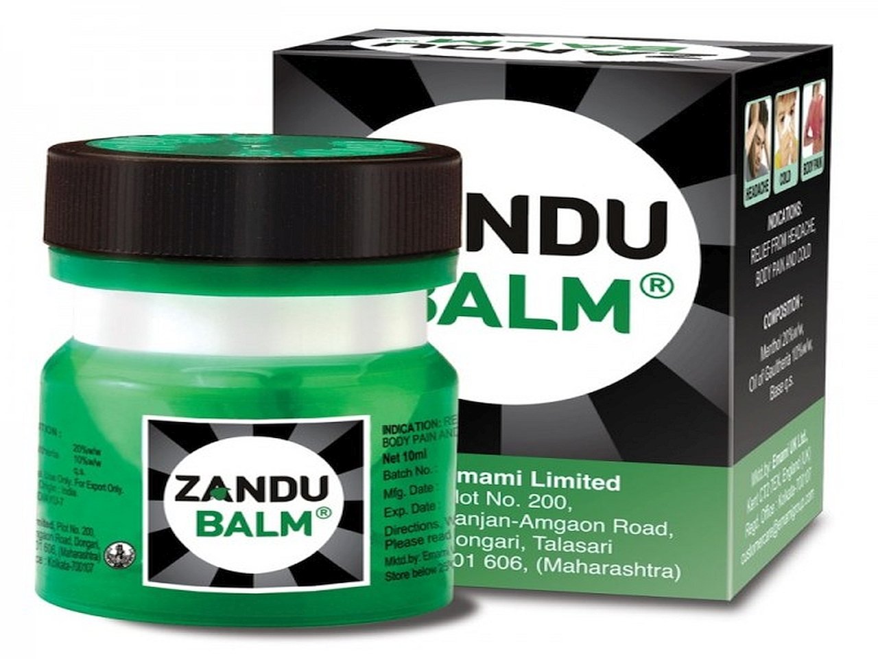 

Zandu Balm Krem Maść Balsam Przeciwbólowy Bóle 8ml