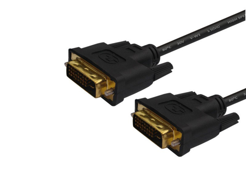 CL-31 Kabel DVI-D 18+1 1,8m 2x Ferryt Full Hd Gold