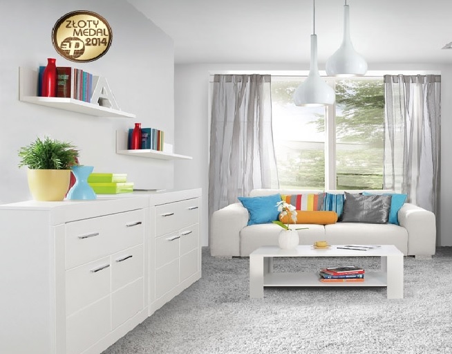 7DNI SNOW Komoda SNWK36 biała Głębokość mebla 41 cm