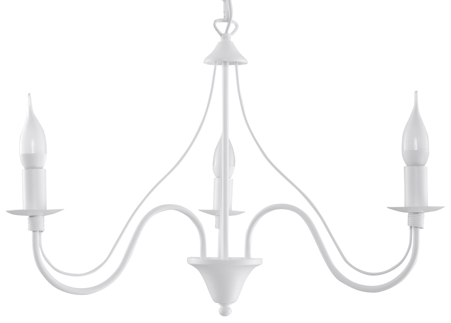 

Żyrandol Minerwa 3 lampa sufitowa Biały SOLLUX23