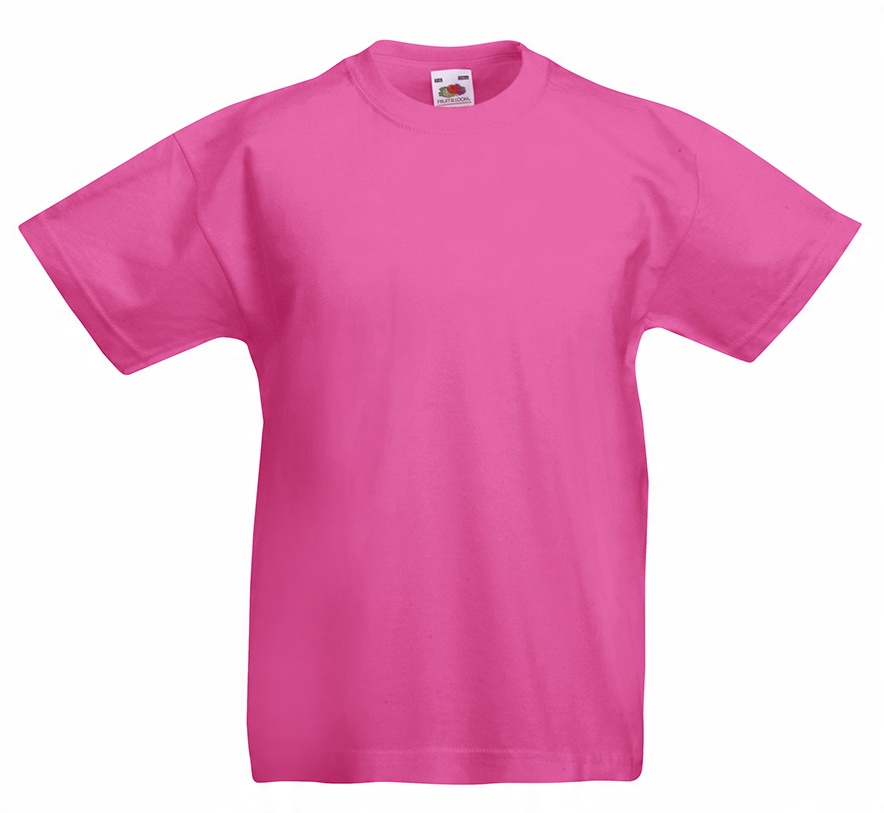 

Fruit of the Loom T-shirt KidOrg Fuchsia 12-13