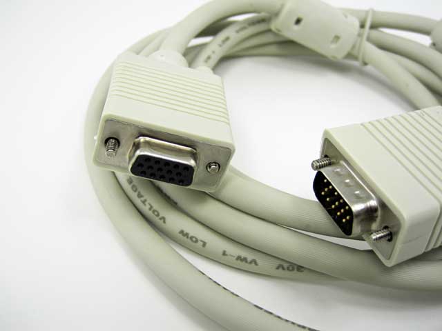 

przedłużacz svga 1,5m vga d-sub 15 pin filtry