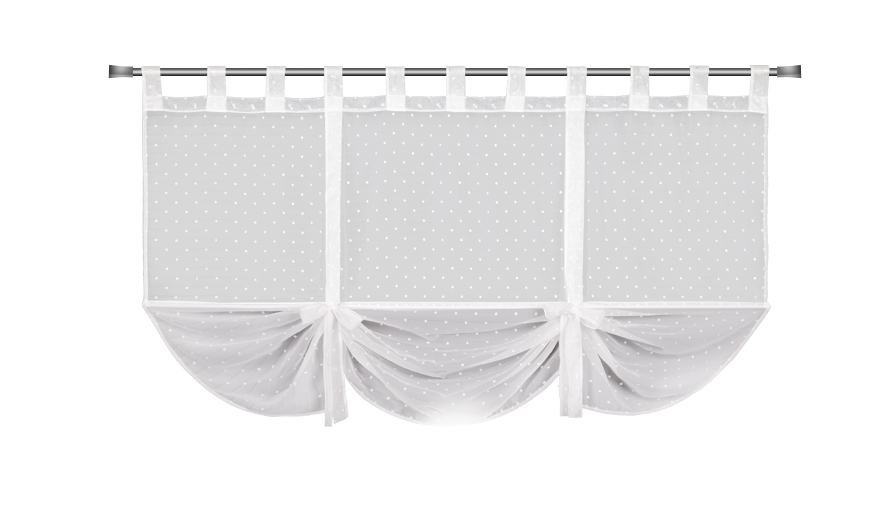 Voalová Roleta Na Popruhoch záclona záclona 150x160
