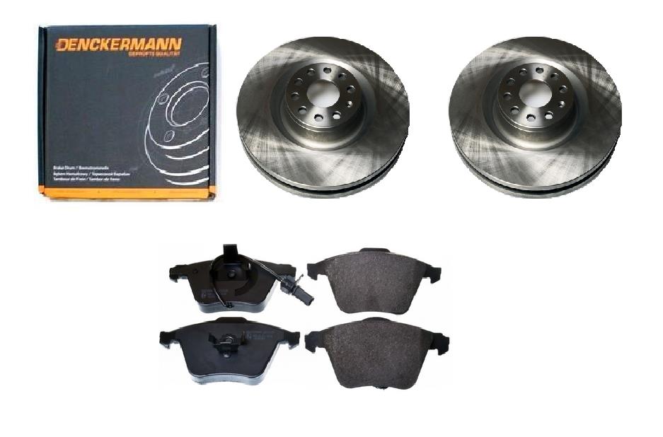 Kotouče Kostky Audi A3 Leon Superb II Eos Golf V Passat B6 Přední 345 mm Sada.