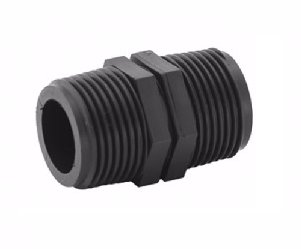 

Plastikowy Nypel 1/2 3/4 1" Pp