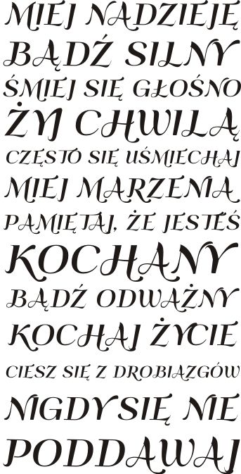 

Napis na ścianę naklejka cytat- Miej nadzieję 115