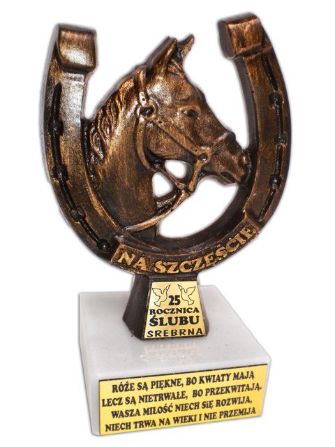 

Statuetka Podkowa 25 Rocznica Ślubu