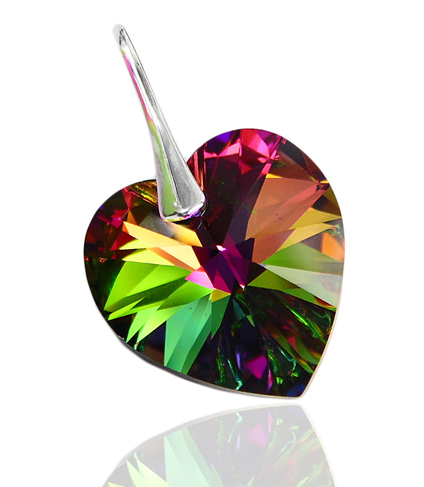 

Swarovski Wisiorek Serce - Kryształ Vitrail Medium