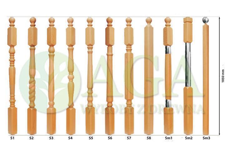 SŁUP JESIONOWY 9cm SŁUPY KRÓL SŁUPEK PORĘCZ Producent inna