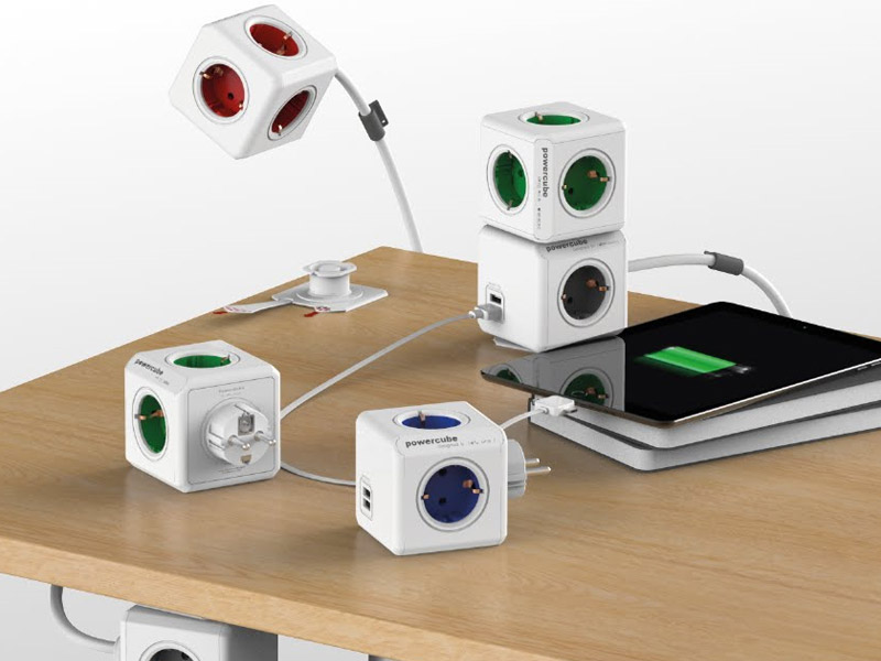 Listwa rozgałęźnik PowerCube Oryginal CZERWONY Kod producenta 2100RD/FRORPC