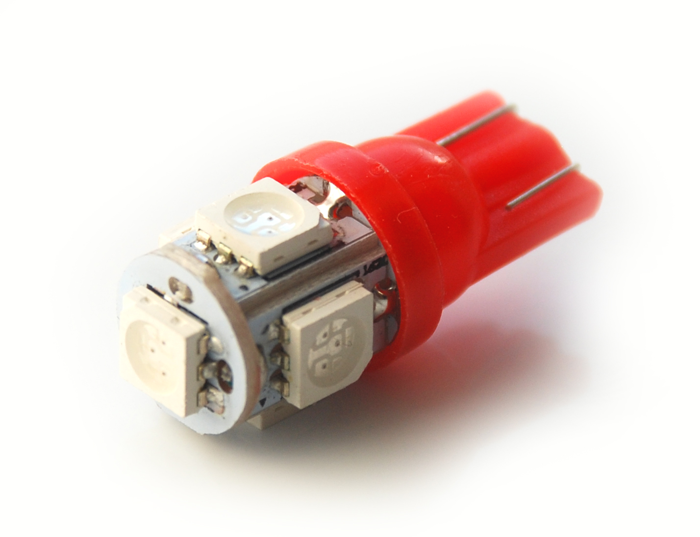 

24V czerwony T10 W5W 5 Led x 5050 Smd