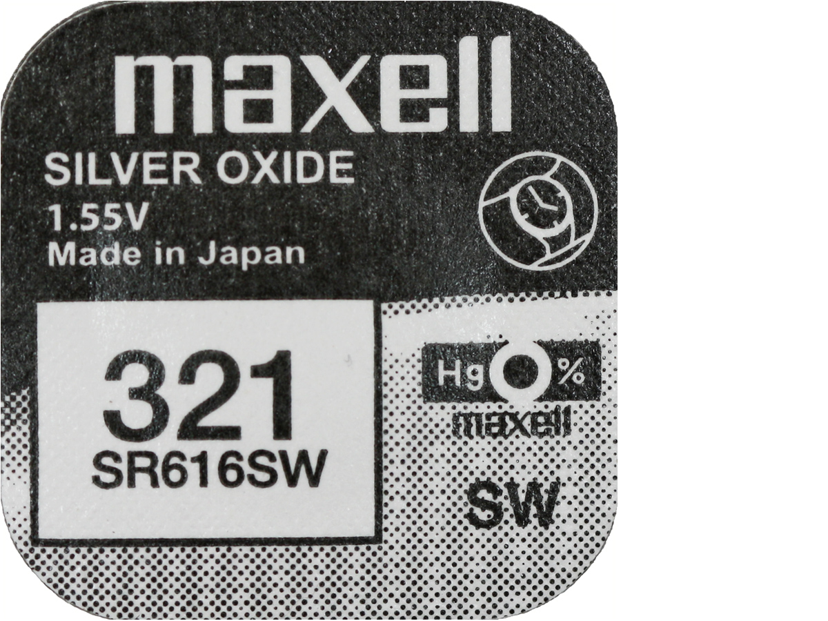 

3x Bateria Srebrowa Maxell Sr 616 Sw 321 SR65 611