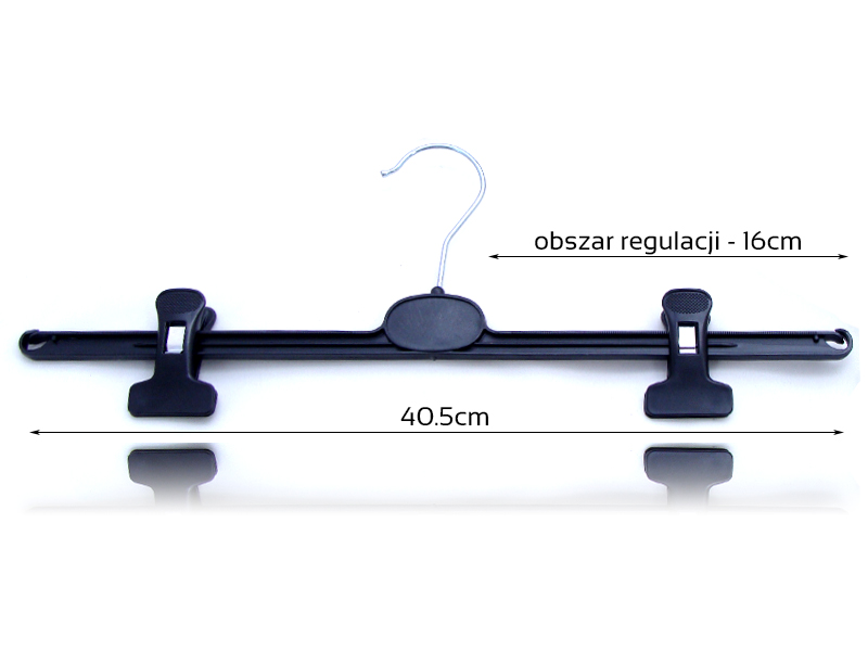Вешалка зажим для брюк пластиковая