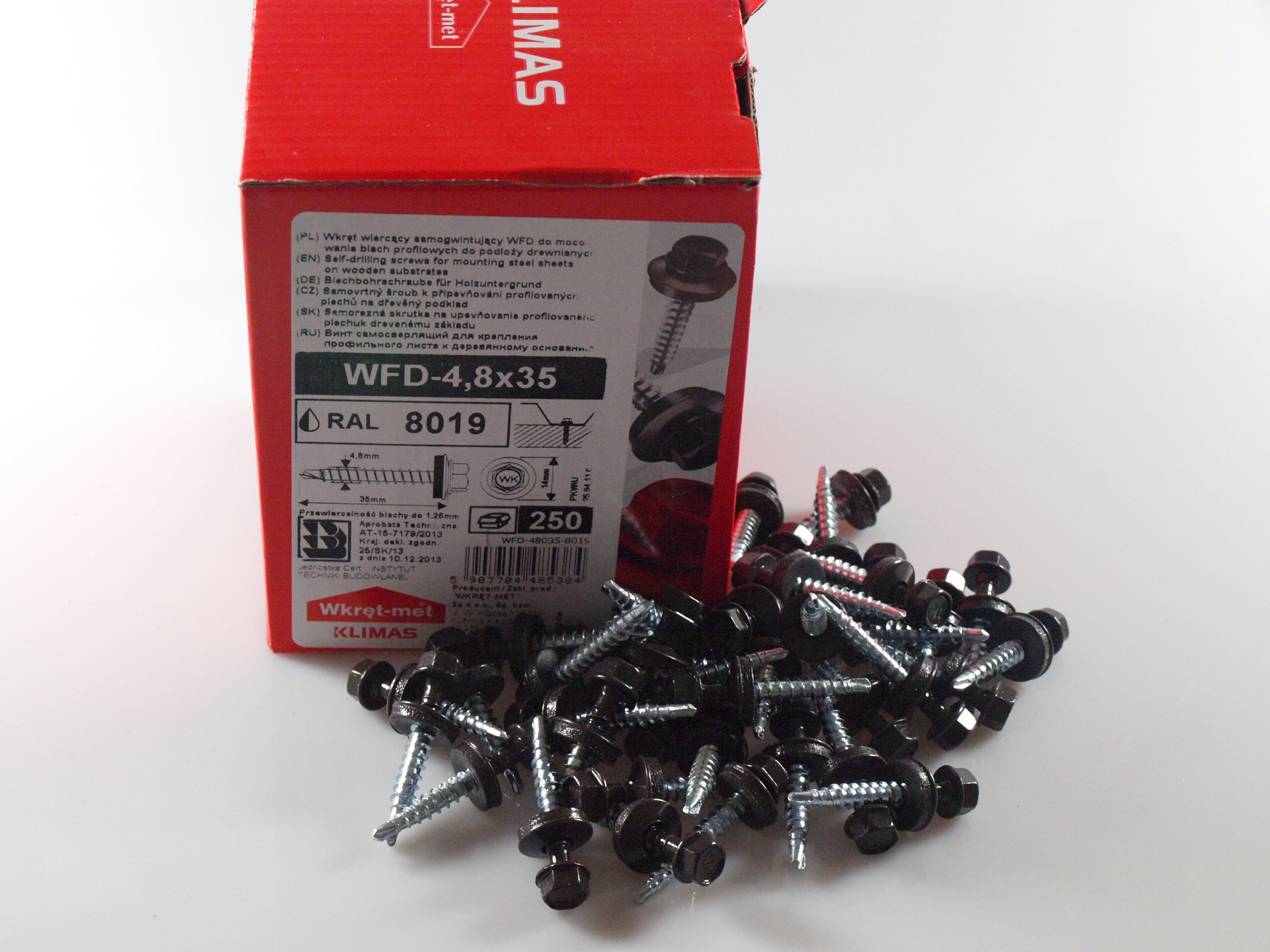 

Wkręty Farmerskie Farmery 4.8x35 ciemny brązowy