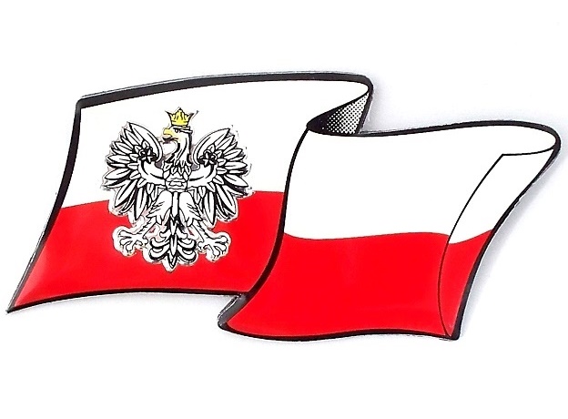 Флаг с гербом польши