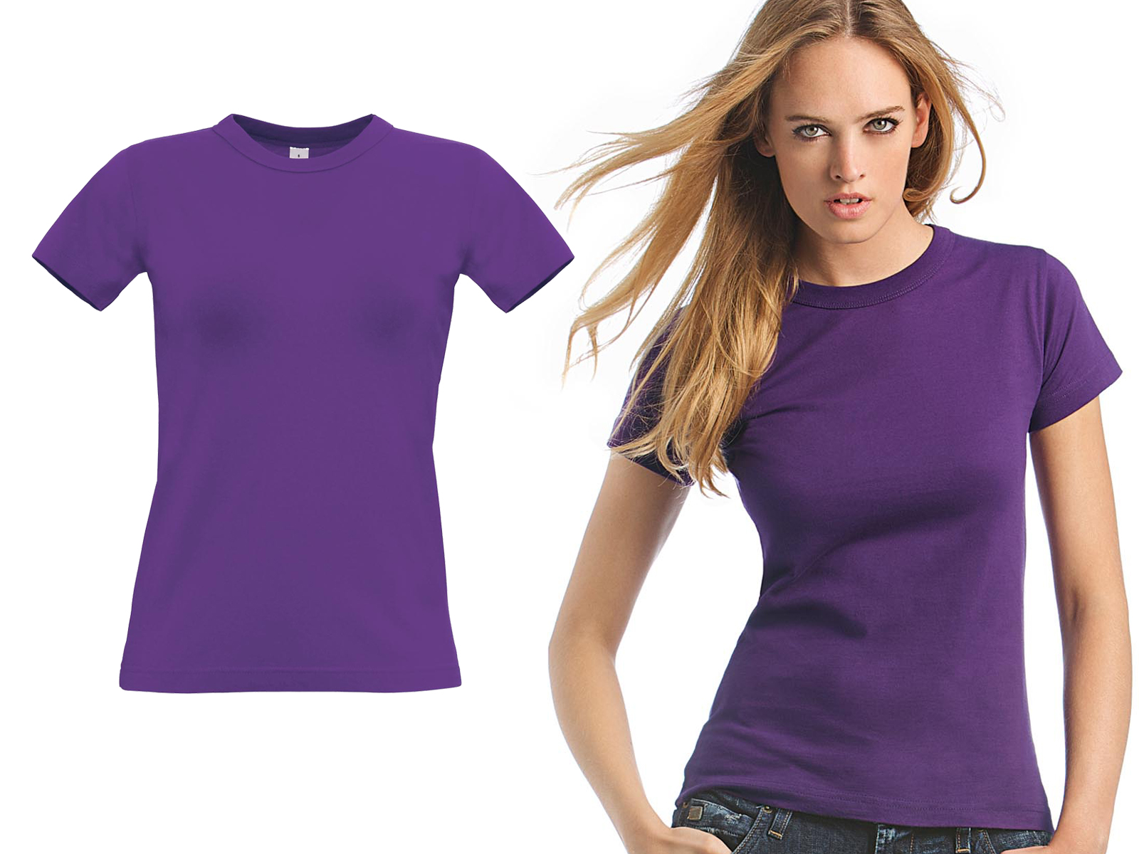 

Damska Koszulka T-shirt B&c EXACT190 S